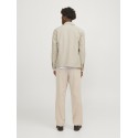 JACK & JONES Jprriviera Linen Hybrid Blazer Slim Fit - Travertine