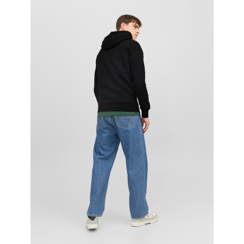 JACK & JONES Jorvesterbro Sweat Hood - Sort