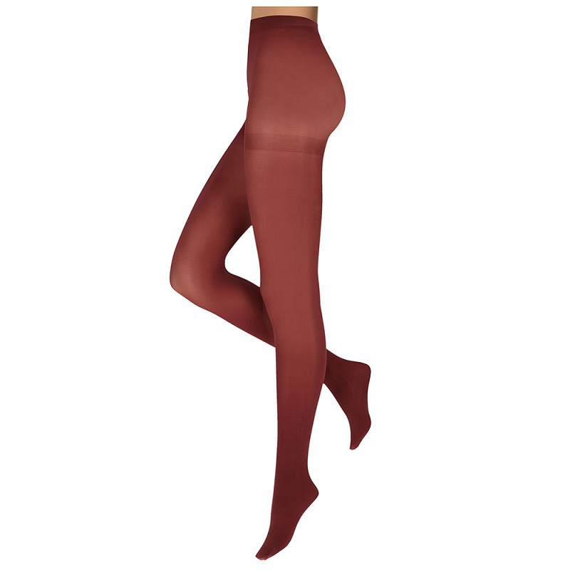 Mikrofibre 60Den Basic Tights - Burgundy