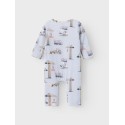 NAME IT Biman Langærmet Bodysuit - Zen Blue