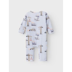 NAME IT Biman Langærmet Bodysuit - Zen Blue