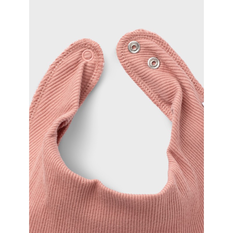 NAME IT Yvettebenna Scarf Bib Rib - Ash Rose