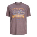JACK & JONES Plus Logo Rund Hals T-shirt - Port Royale