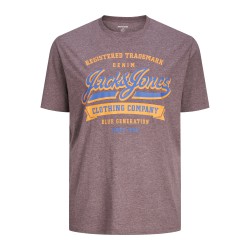 JACK & JONES Plus Logo Rund Hals T-shirt - Port Royale