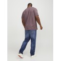 JACK & JONES Plus Logo Rund Hals T-shirt - Port Royale