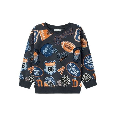NAME IT Mini Think Sweatshirt - India Ink