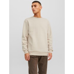 JACK & JONES Bradley Crew Sweatshirt - Moonbeam