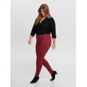 ONLY CARMAKOMA Push-up Jeans - Merlot