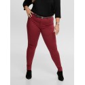 ONLY CARMAKOMA Push-up Jeans - Merlot