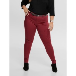 ONLY CARMAKOMA Push-up Jeans - Merlot
