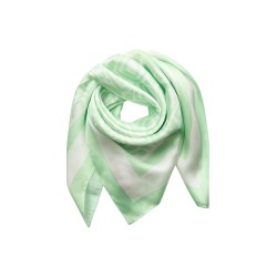 SOYACONCEPT Abida Tørklæde Med Print - Grøn / Råhvid
