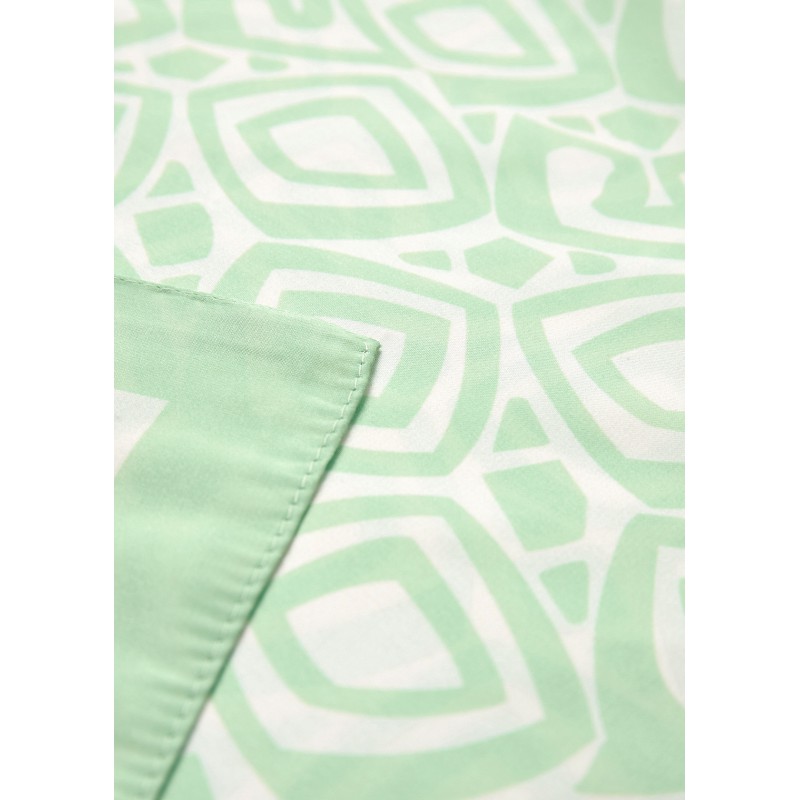 SOYACONCEPT Abida Tørklæde Med Print - Grøn / Råhvid