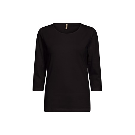 SOYACONCEPT Basis 3/4 T-shirt - Sort
