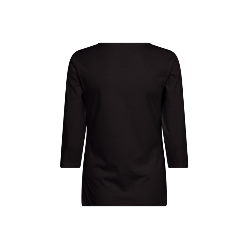 SOYACONCEPT Basis 3/4 T-shirt - Sort