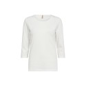 SOYACONCEPT Basis 3/4 T-shirt - Hvid