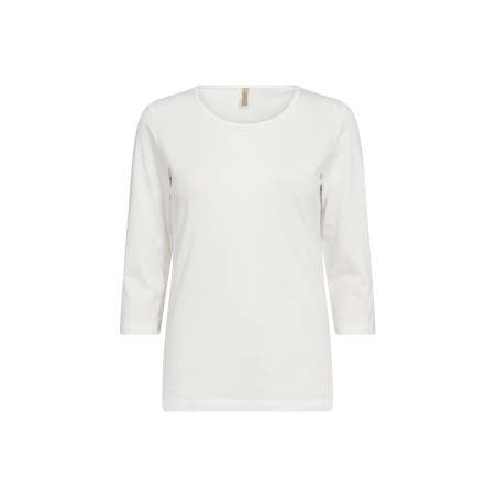 SOYACONCEPT Basis 3/4 T-shirt - Hvid
