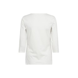SOYACONCEPT Basis 3/4 T-shirt - Hvid