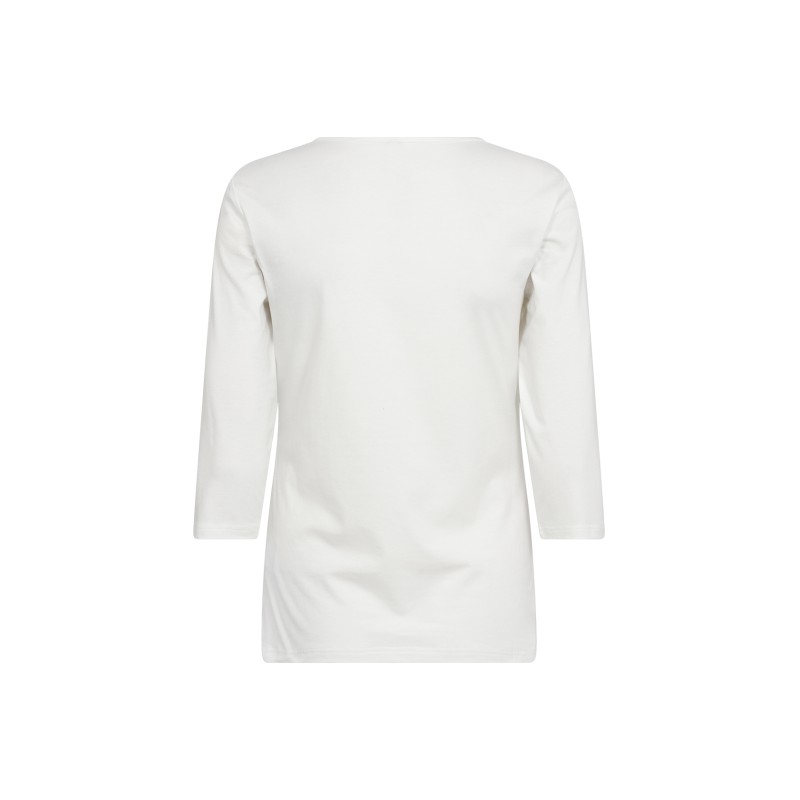 SOYACONCEPT Basis 3/4 T-shirt - Hvid