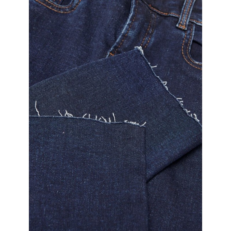 KIDS ONLY Emily Raw Jeans - Medium Blue Denim