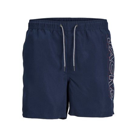 JACK & JONES JUNIOR Jpstfiji Jjswim Double Logo Ly Sn Junior - Navy Blazer