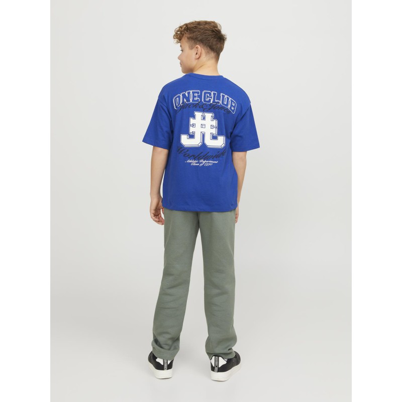 JACK & JONES JUNIOR Jorcole Back Print Tee Kortærmet Volume Junior - Mazarine Blue