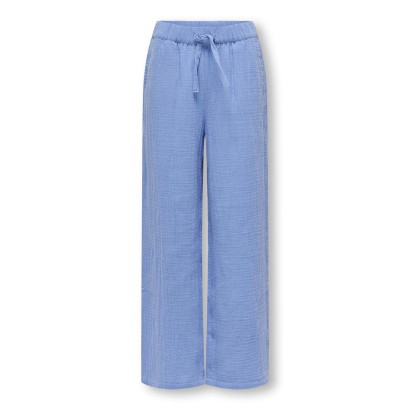 KIDS ONLY Thyra Lang Buksers Vævet - Blissful Blue