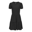 KIDS ONLY Nella S/S Kjole Jrs - Sort