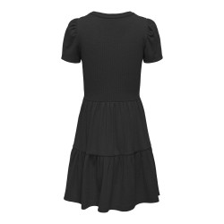 KIDS ONLY Nella S/S Kjole Jrs - Sort