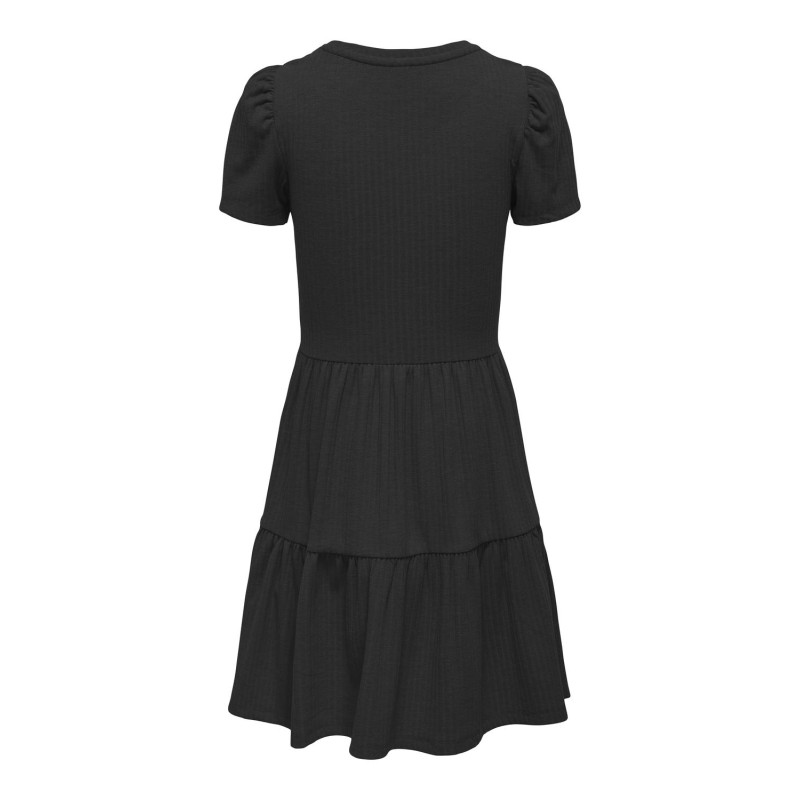 KIDS ONLY Nella S/S Kjole Jrs - Sort