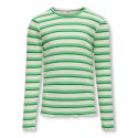 KIDS ONLY Evig Langærmet Rib Top Jrs - Cloud Dancer