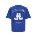 JACK & JONES Junior Cole Back Print T-shirt - Mazarine Blue