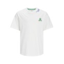JACK & JONES Junior Cole Back Print T-shirt - Cloud Dancer