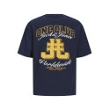 JACK & JONES Junior Cole Back Print T-shirt - Navy Blazer