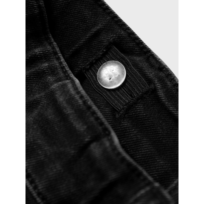 LMTD Nece Denim Lang Nederdel - Sort Denim