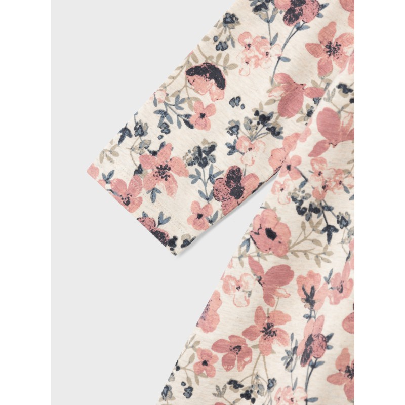 NAME IT Mini/Kids L/S Natkjole - Peyote Melange