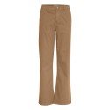 FRANSA Twill Hanna Bukser - Coca Mocha