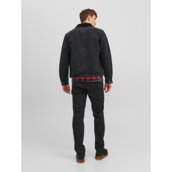 JACK & JONES Iclark Jjevan Ge 598 - Sort Denim