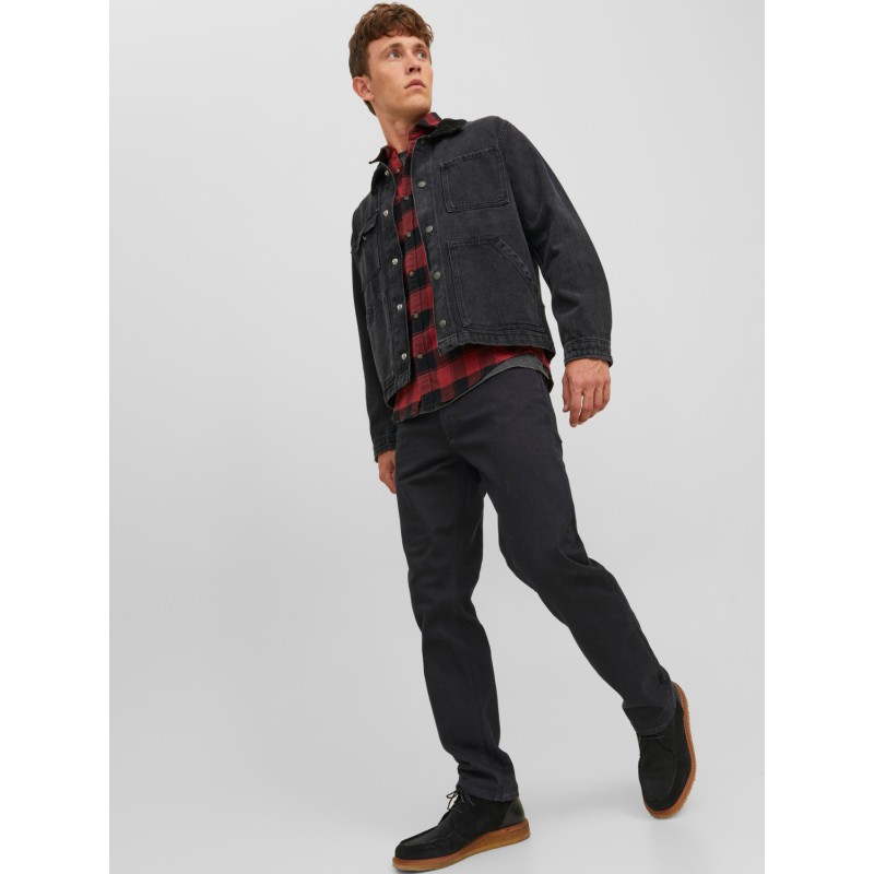 JACK & JONES Iclark Jjevan Ge 598 - Sort Denim