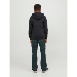 JACK & JONES JUNIOR Jorvesterbro Sweat Hood  Junior - Sort