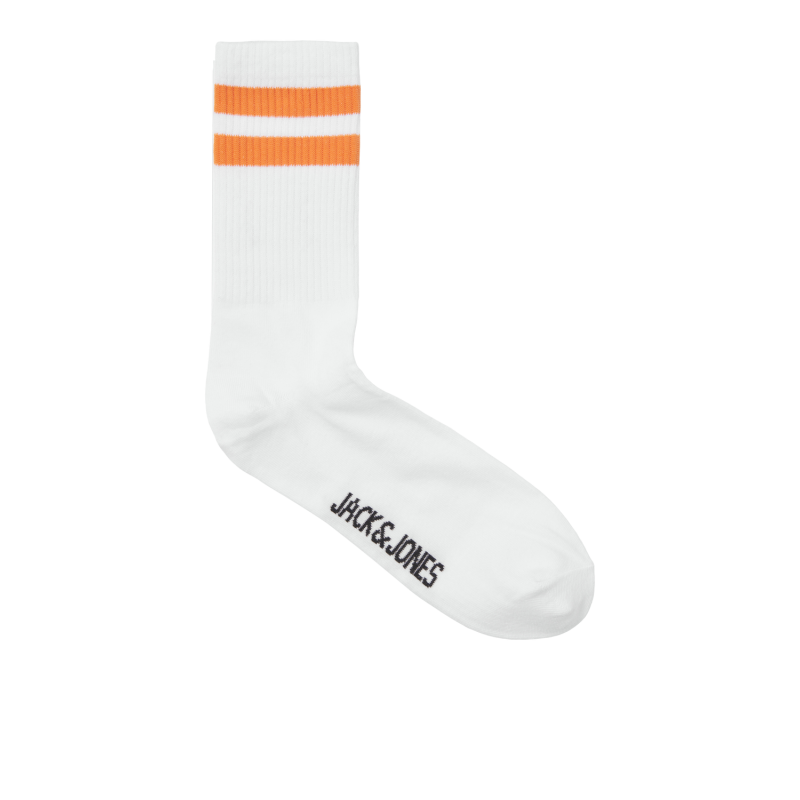 JACK & JONES Jaceli Stripes Tennis Socks 5 Pack - Hvid