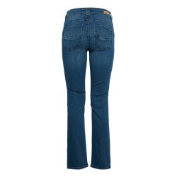 FRANSA Tessa Denim Jeans Straight Fit - Medium Blue Denim
