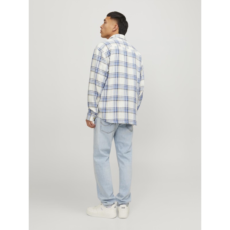 JACK & JONES Michael L/S Overskjorte - Whisper White