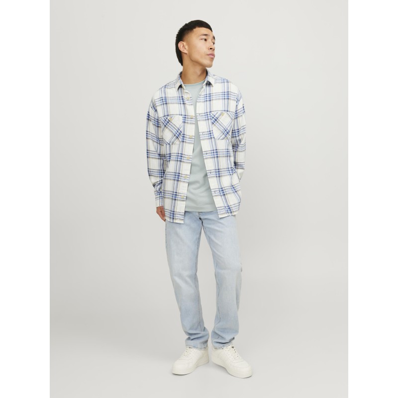 JACK & JONES Michael L/S Overskjorte - Whisper White