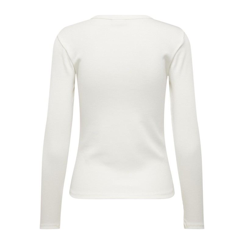 JDY Solar L/S Bluse - Cloud Dancer