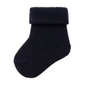NAME IT Baby Nobbu Rib Strik Sokker - Dark Sapphire