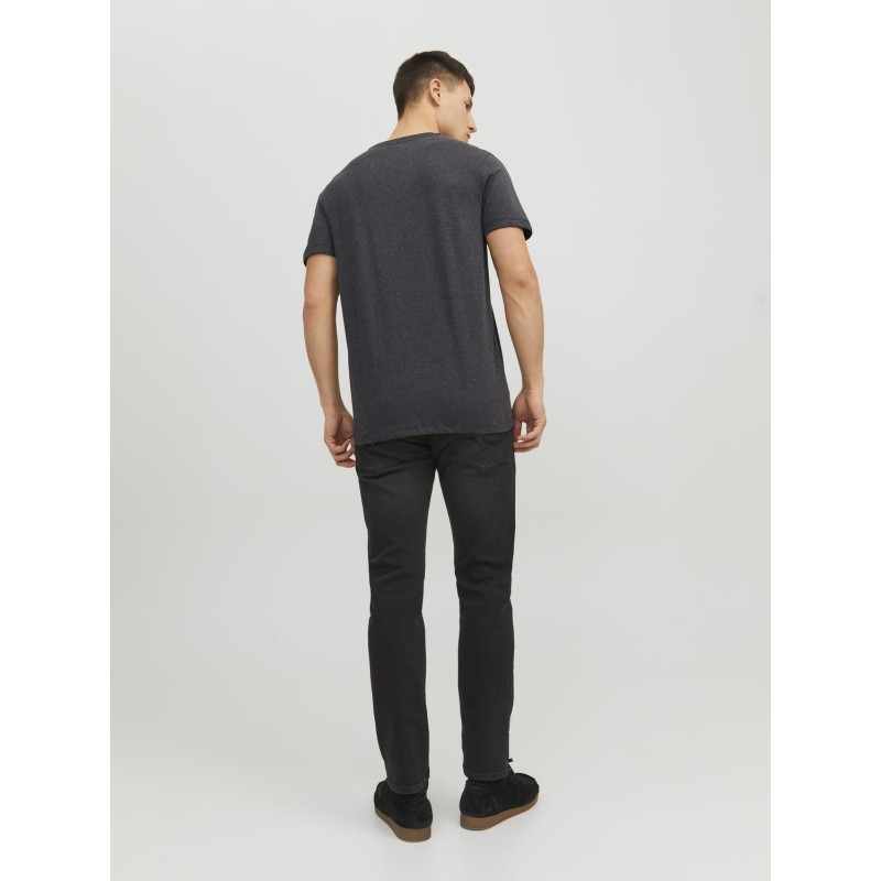 JACK & JONES Ejeans Tee Kortærmet O-Neck  23/24 - Dark Grey Melange