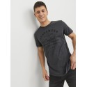 JACK & JONES Ejeans Tee Kortærmet O-Neck  23/24 - Dark Grey Melange