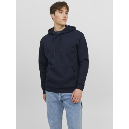 JACK & JONES Ebradley Sweat Hood - Navy Blazer