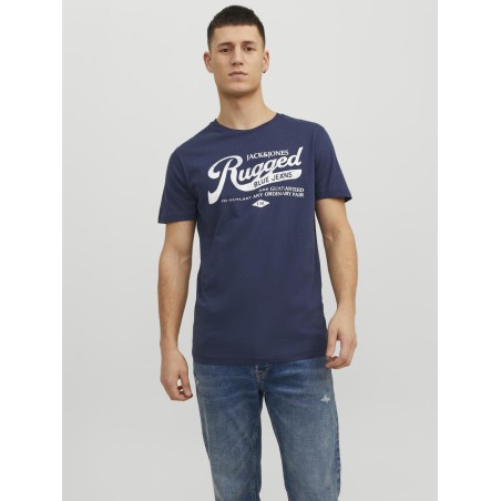JACK & JONES Ejeans Tee Kortærmet O-Neck  23/24 - Mood Indigo