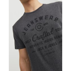 JACK & JONES Jeans T-shirt  - Dark Grey Melange